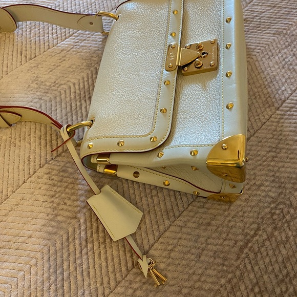 Louis Vuitton Talentueux Hand Bag Ivory Suhali Leather - Picture 6 of 6